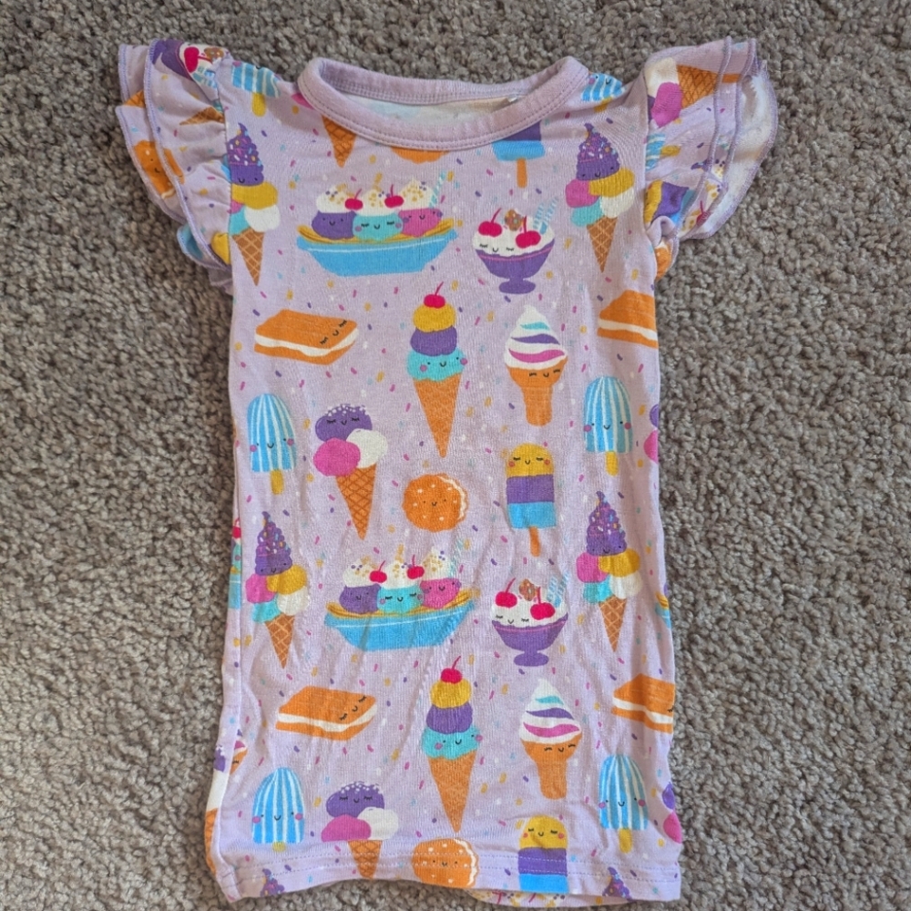 Little Sleepies Flutter Sleeve Tee